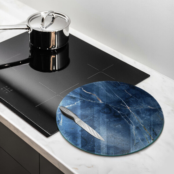 Chopping board glass Stone texture marble