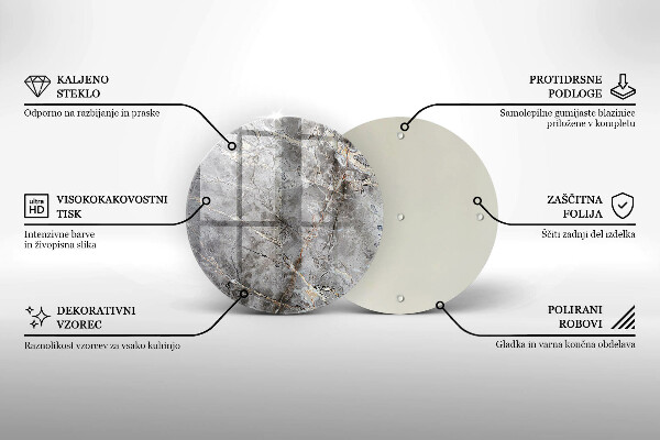 Kitchen worktop protector Stone texture