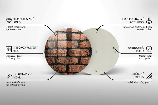 Kitchen worktop protector Brick wall