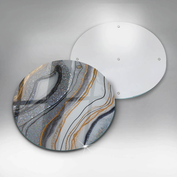 Kitchen worktop protector Rock with gold