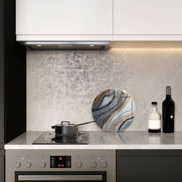 Kitchen worktop protector Rock with gold