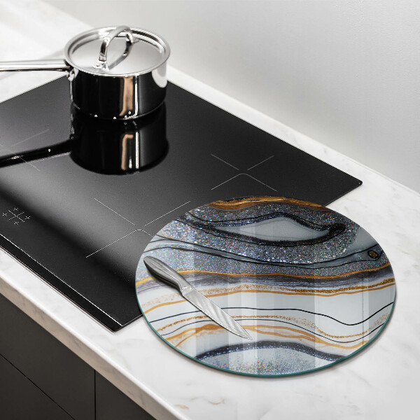Kitchen worktop protector Rock with gold