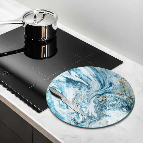 Chopping board Structure with gold