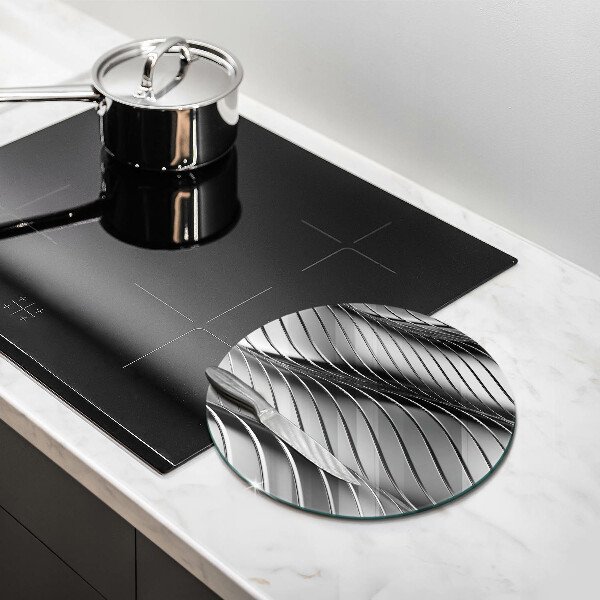 Glass worktop protector 3D metal structure