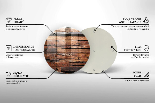 Chopping board glass Decorative wood boards