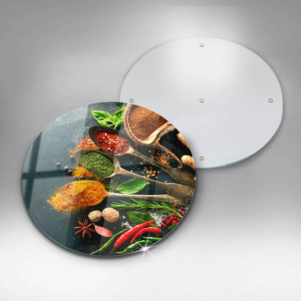 Kitchen worktop protector Kitchen spices of spoon