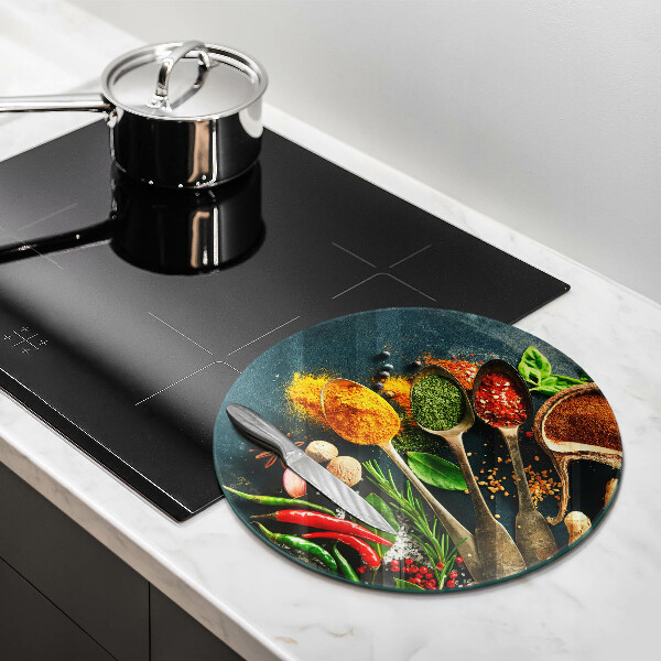 Kitchen worktop protector Kitchen spices of spoon