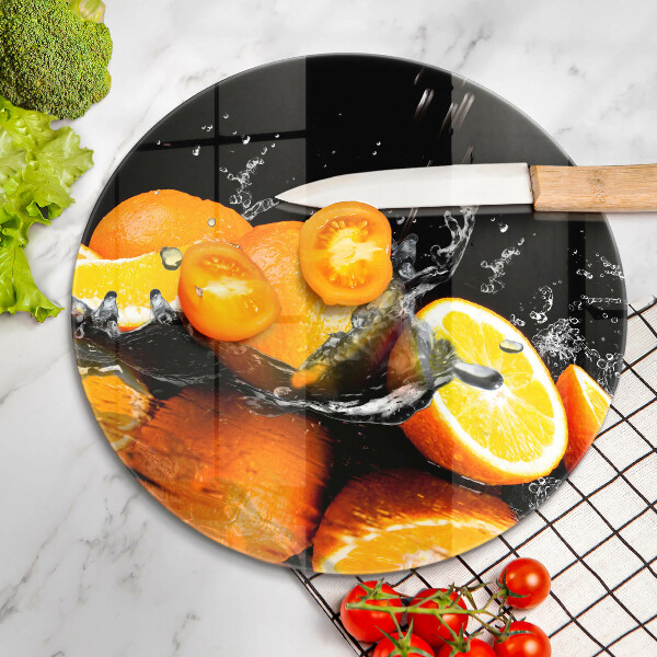 Kitchen worktop protector Juicy fruit oranges