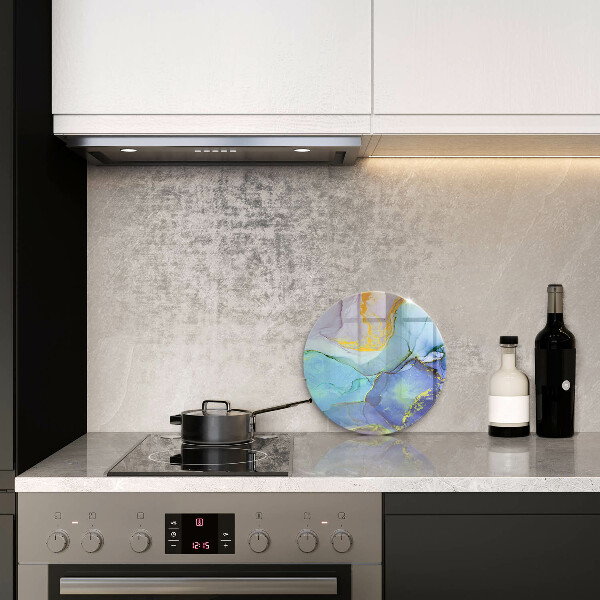 Cutting board Cracked stone gold