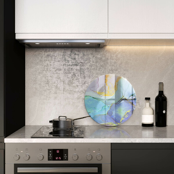 Cutting board Cracked stone gold