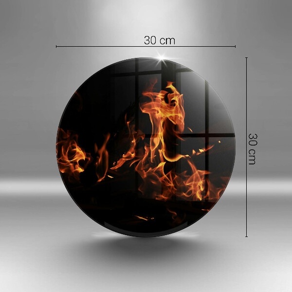 Cutting board Fire flame