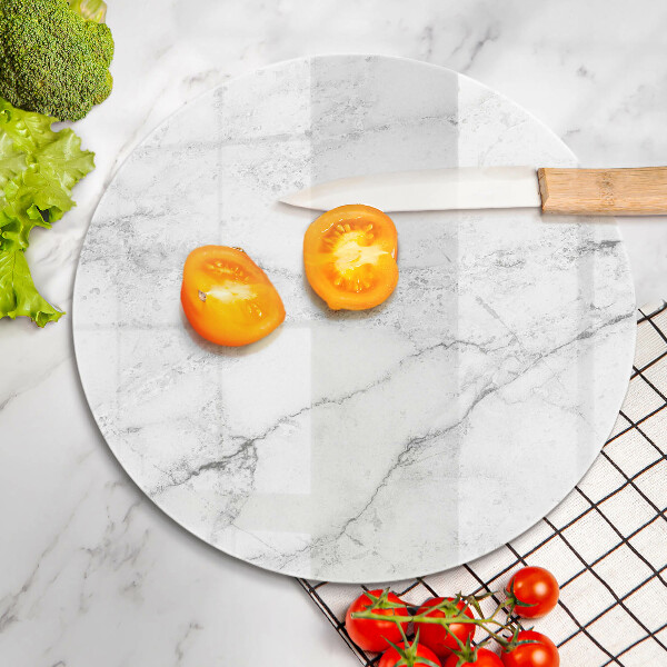 Glass worktop protector Elegant marble texture