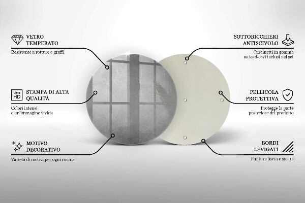 Chopping board glass Concrete texture background