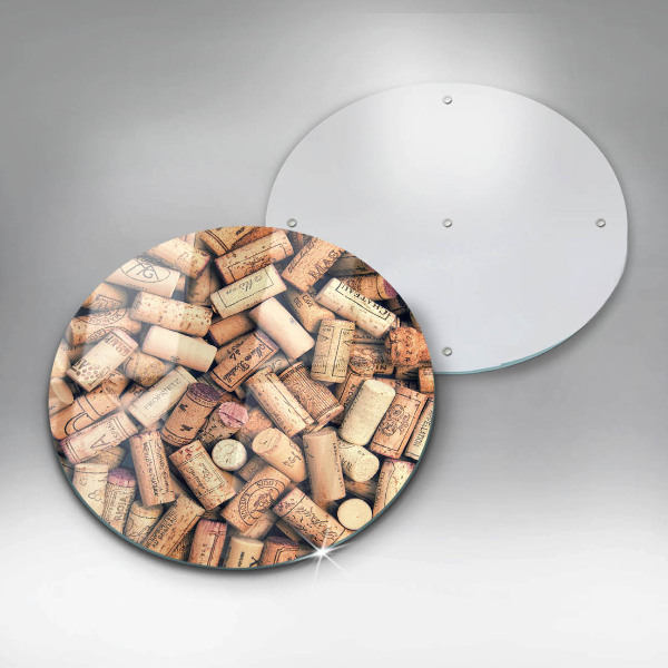 Chopping board Wine corks pattern