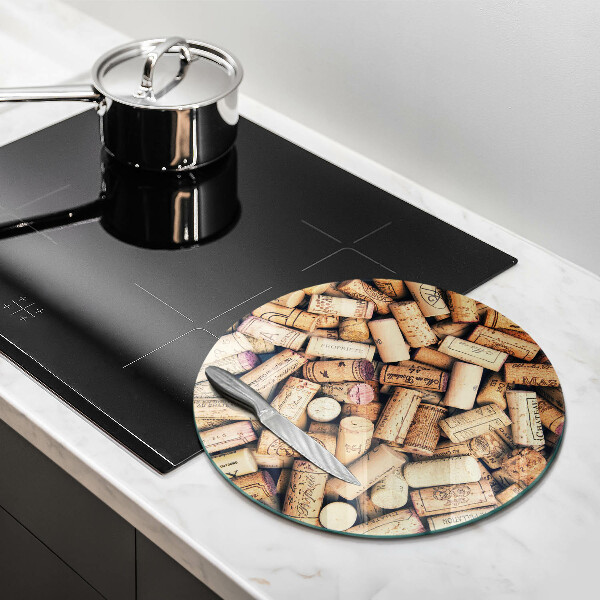 Chopping board Wine corks pattern