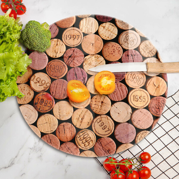 Chopping board Wine corks pattern