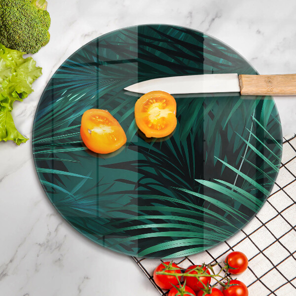 Cutting board Wild jungle leaves