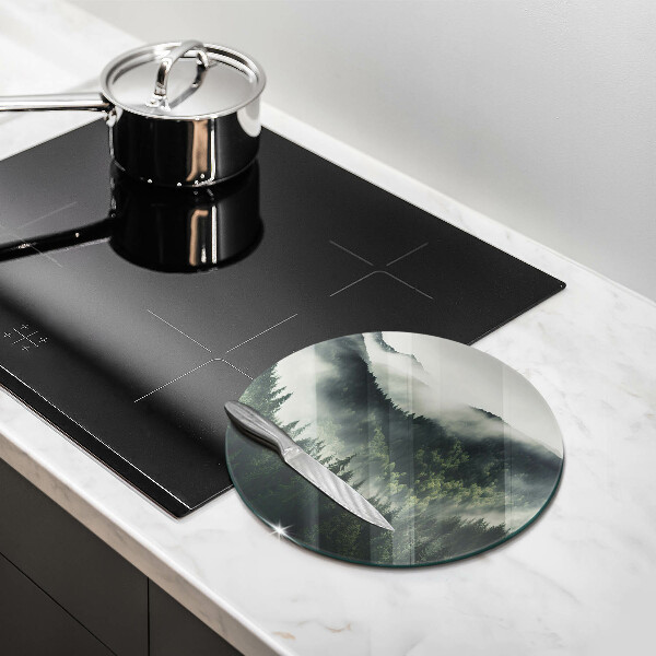 Cutting board Land and fog landscape