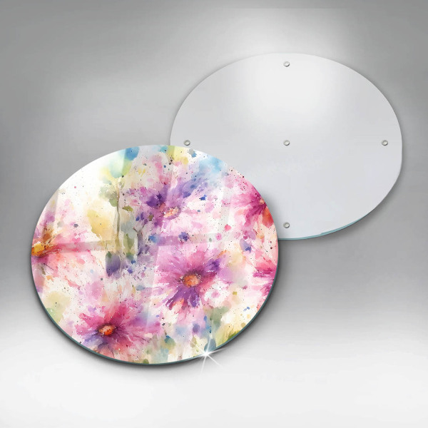 Cutting board Painted flowers