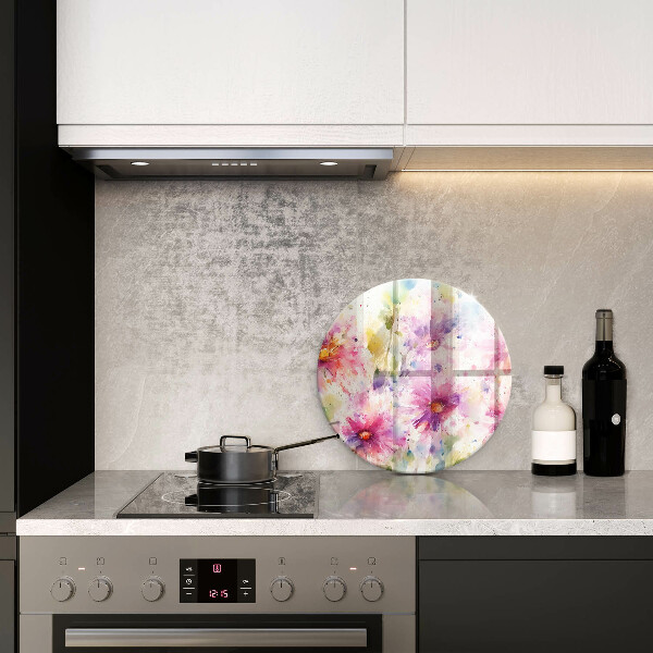Cutting board Painted flowers