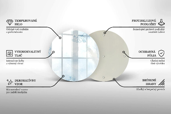 Kitchen worktop protector Delicate background