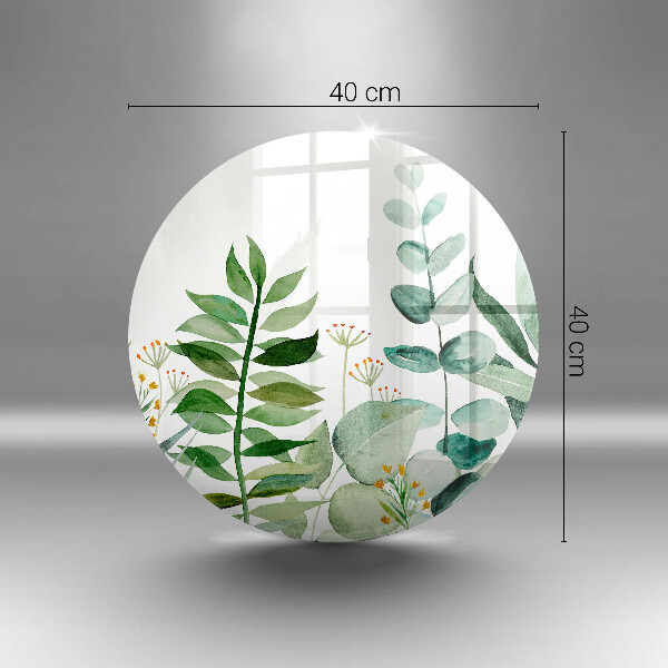 Kitchen worktop protector Plant leaves illustration