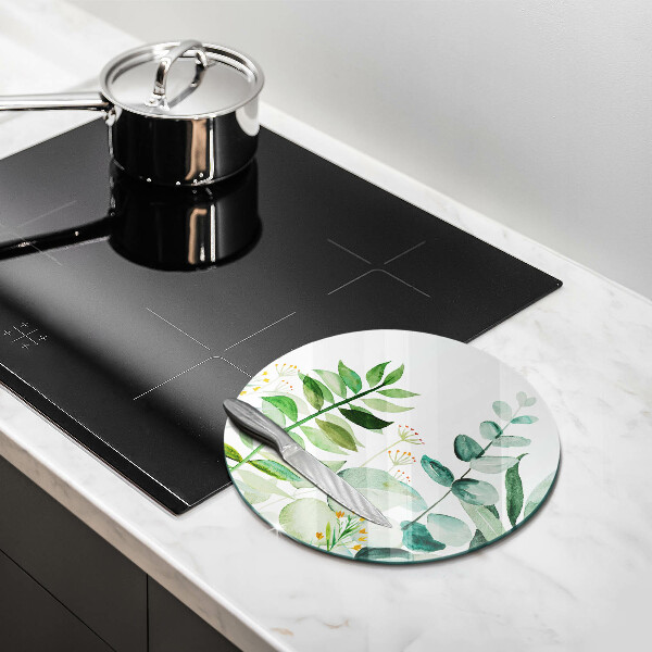 Kitchen worktop protector Plant leaves illustration