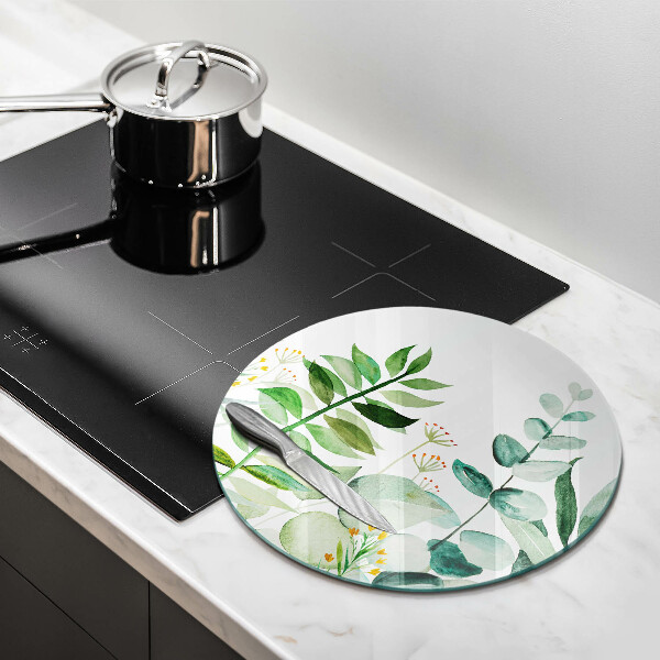 Kitchen worktop protector Plant leaves illustration