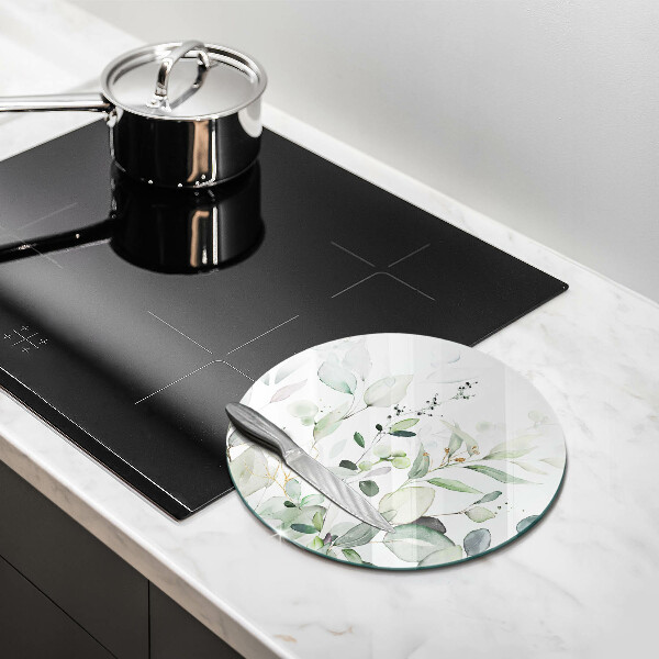 Kitchen worktop protector Watercolor plants