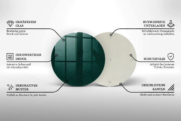 Kitchen worktop protector Minimalist leaves