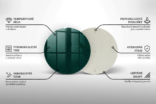 Kitchen worktop protector Minimalist leaves
