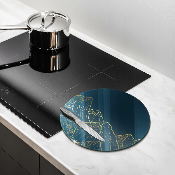 Kitchen worktop protector Abstract mountains