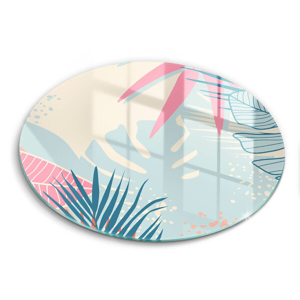 Kitchen worktop protector Pastel leaves