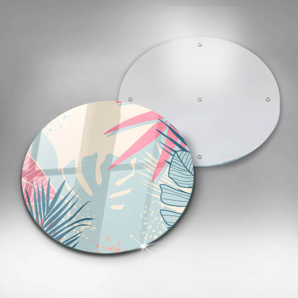 Kitchen worktop protector Pastel leaves