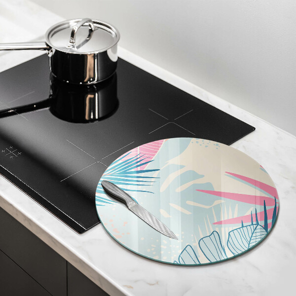 Kitchen worktop protector Pastel leaves
