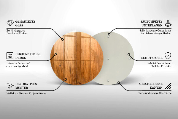 Kitchen worktop protector Wooden planks