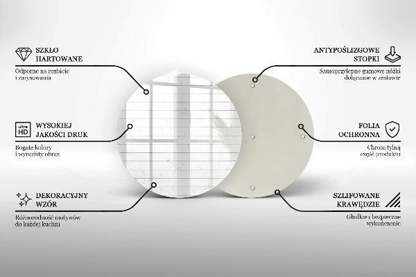 Kitchen worktop protector Modern bright boards