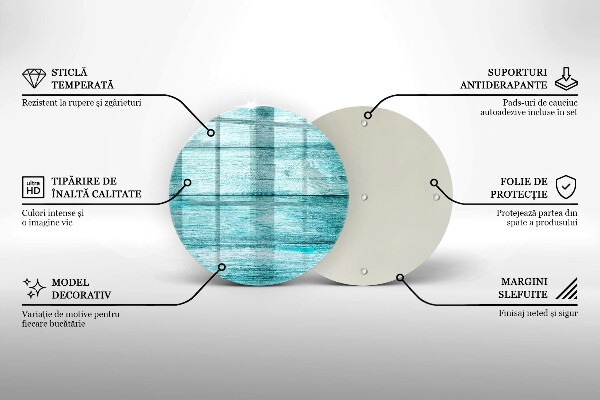 Kitchen worktop protector Vintage wooden boards