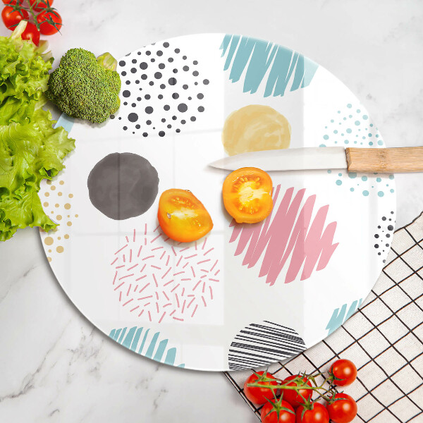 Kitchen worktop protector Painted shapes