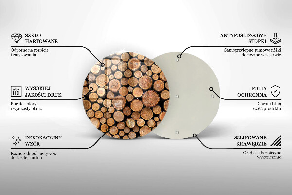 Kitchen worktop protector Tree trunks