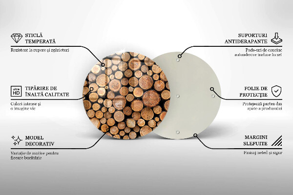 Kitchen worktop protector Tree trunks
