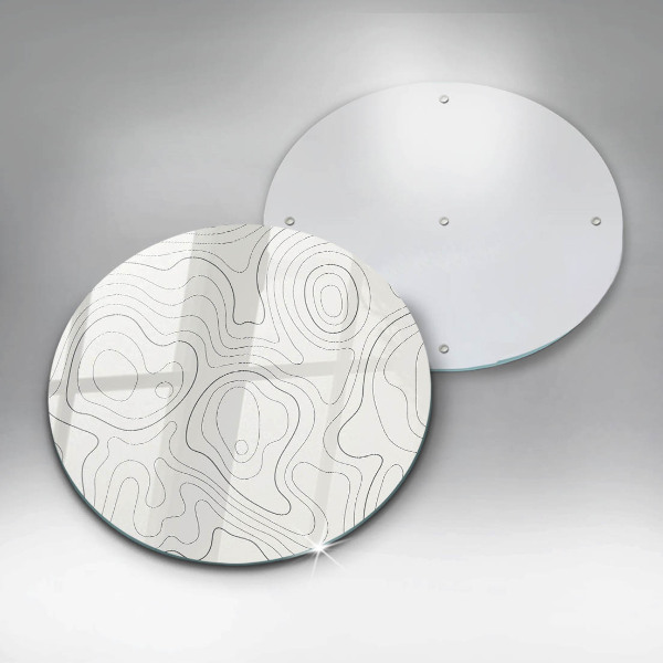 Kitchen worktop protector Line-art design