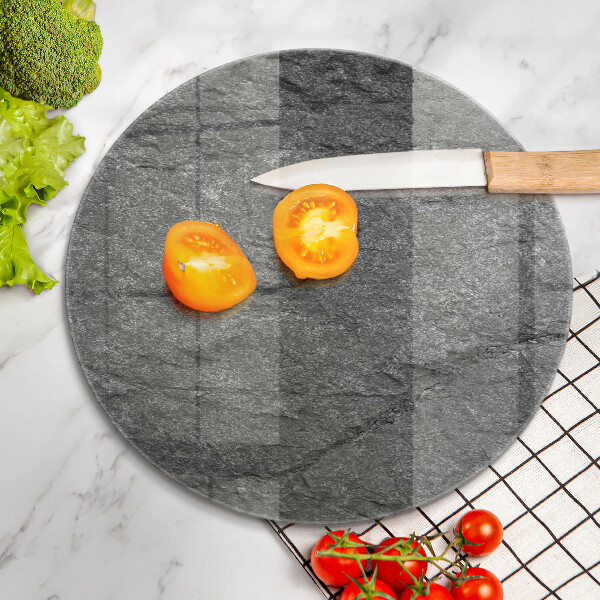 Chopping board glass Stone texture