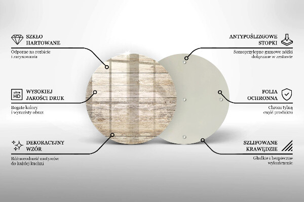 Chopping board glass Wooden planks