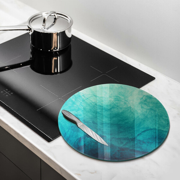 Chopping board glass Abstract background