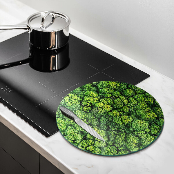 Chopping board glass Nature - moss plant