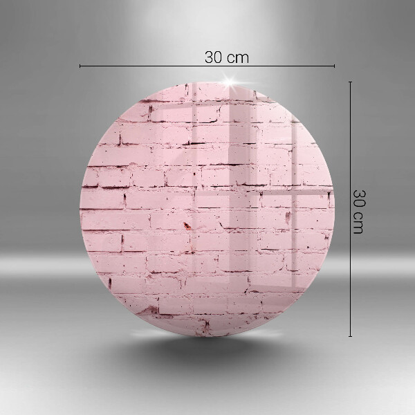 Glass worktop protector Pastel wall bricks