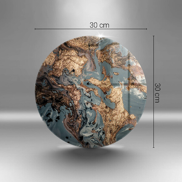 Chopping board Decorative rock with gold