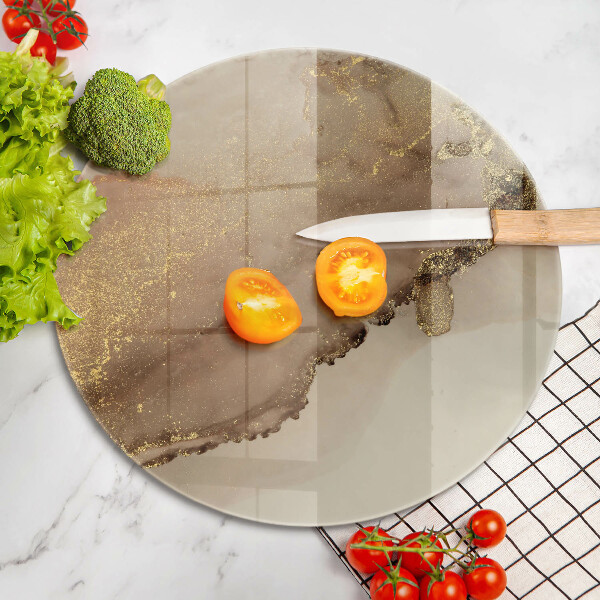 Kitchen worktop protector Abstraction gold