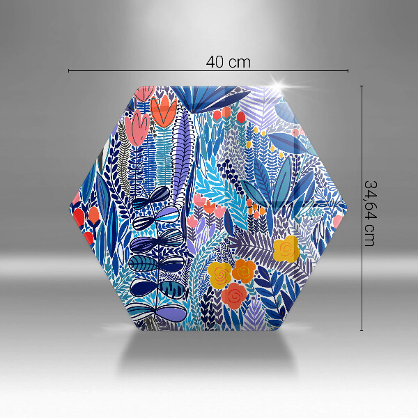 Chopping board glass Painted meadow